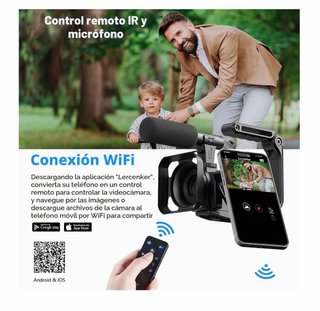 NUEVA! Videocámara 5K 56MP Kit Completo