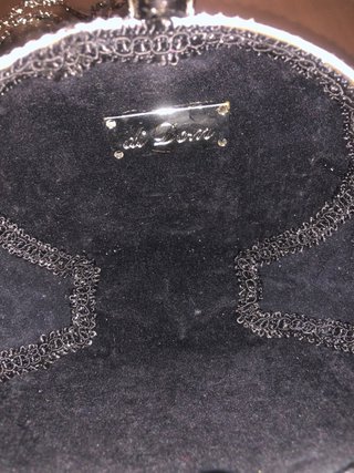 Bolso fiesta Di Don plateado pedrería