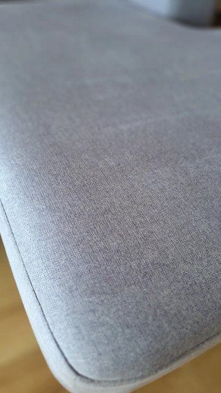 Sofá modular gris de tela