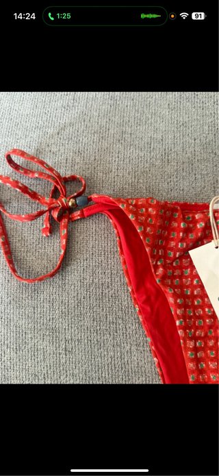 Braguita Bikini Oysho Roja
