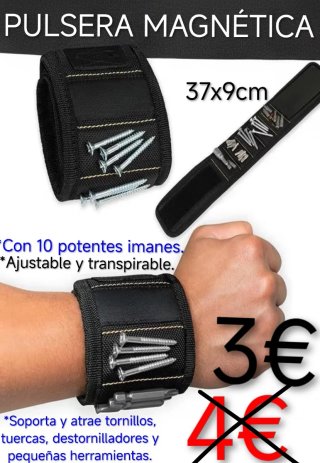 Pulsera Magnética para Bricolaje