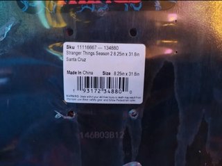 Stranger Things x Santa Cruz Skateboards