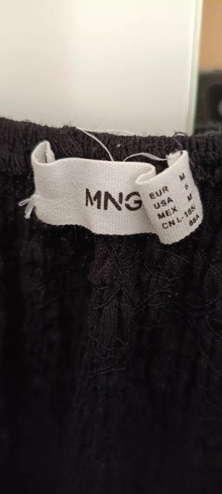 Vestido Negro Mango