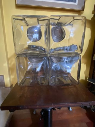 Carameleras Cristal Antiguas con Tapa