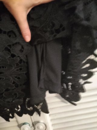 Falda Sfera encaje negra talla L