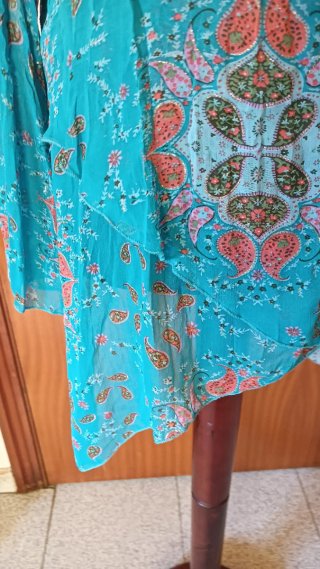 Blusa túnica estampada