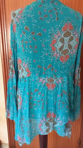 Blusa túnica estampada