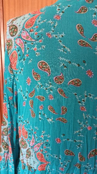 Blusa túnica estampada