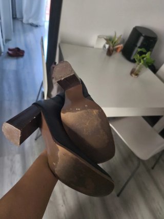 Botines negros tacón