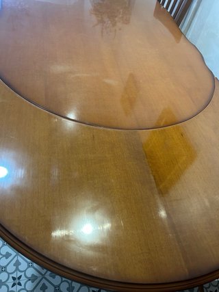 Mesa comedor y 6 sillas madera