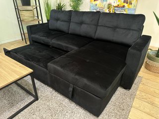 Sofá Cama Negro 216cm