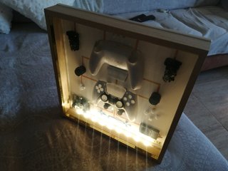 Cuadro PS5 DualSense Hecho a Mano