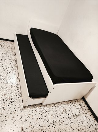 Letto a castello 90x200 con cassetti (materassi inclusi)