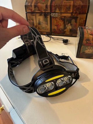 Linterna Frontal LED Recargable Kit Completo