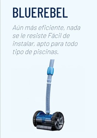 Robot hidráulico BlueRebel Piscinas Nuevo 495€