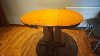 Mesa de comedor redonda extensible