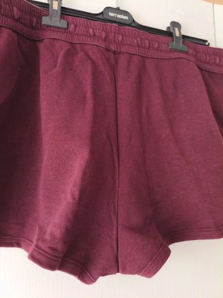 Pantalones cortos chándal H&M granate XL