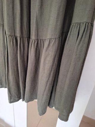 Vestido WODEMAYA verde militar talla única