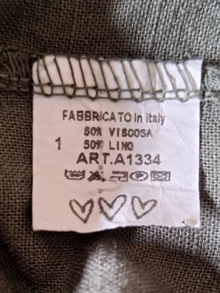 Vestido WODEMAYA verde militar talla única