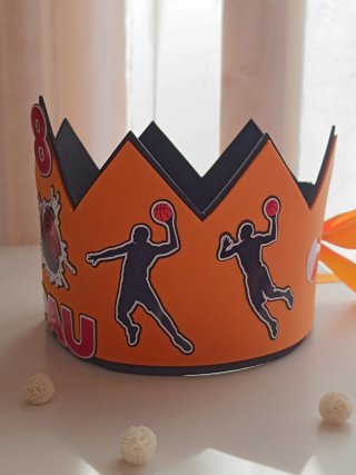 Corona Cumpleaños Baloncesto