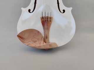 Violín 4/4 con estuche y arco - Blanco (nuevo)