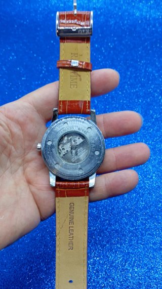 Orologio Spada Automatico Uomo Pelle Marrone