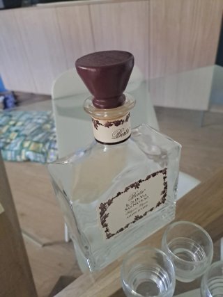 Set Liquore Bicchierini Vetro Brocca