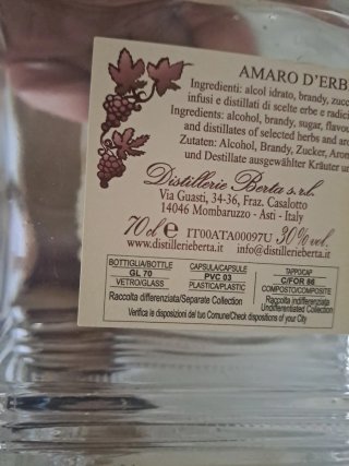 Set Liquore Bicchierini Vetro Brocca