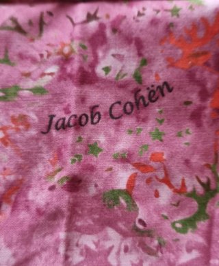 Foulard Jacob Cohen Rosa e Verde