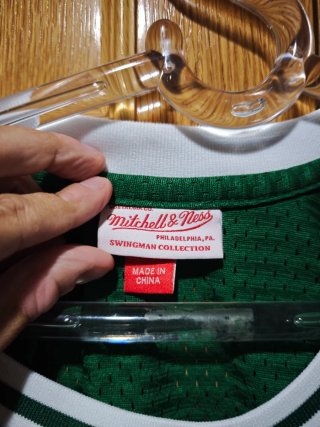 Camiseta oficial Mitchell&Ness, Bird #33 Celtics86
