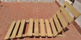 Tumbona, chaise longue, Ikea multiposición madera