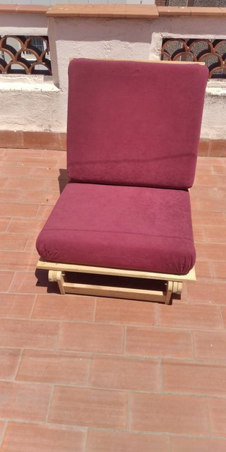 Tumbona, chaise longue, Ikea multiposición madera