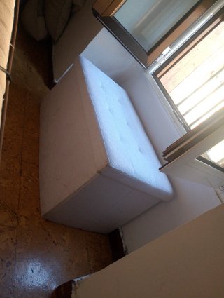 Baule di stoccaggio bianco