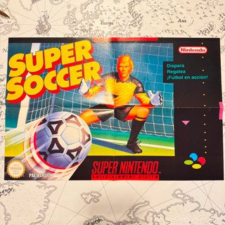 Póster Super Soccer Nintendo