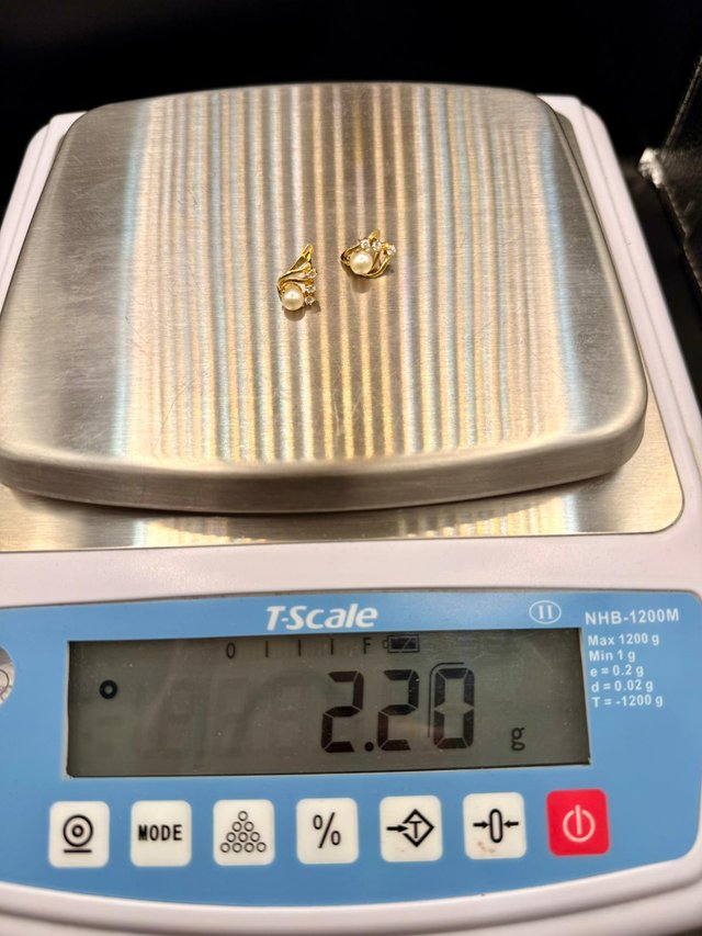 Pendientes de Oro 18k 2.20gr