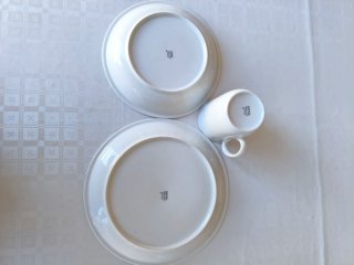 Juego infantil plato payaso y pájaros