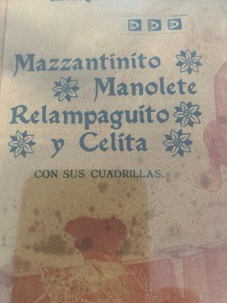 Cartel Antiguo Toros Ciudad-Real 1914