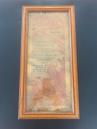 Cartel Antiguo Toros Ciudad-Real 1914