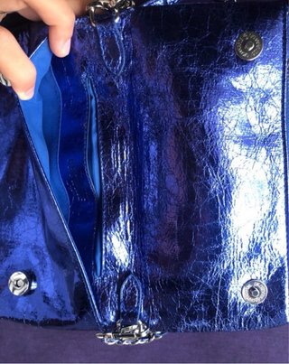 Bolso Brownie azul/morado