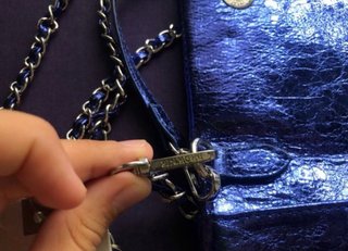 Bolso Brownie azul/morado