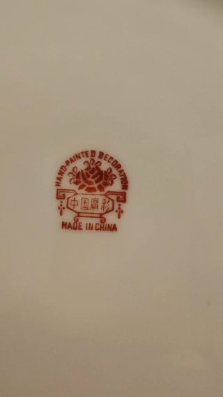 Piatto decorativo cinese stile Guangcai