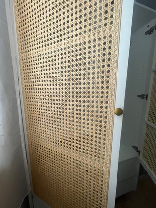 Guardaroba Maison du Monde in rattan e legno