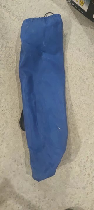 Silla plegable azul