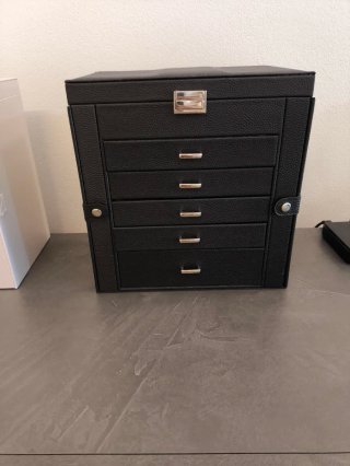 Portagioie grande nero e beige