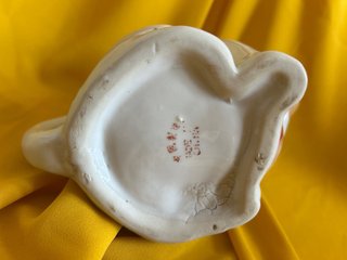 Jarra Vintage Gato con Carpa Cerámica China
