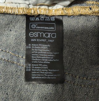 Pantalones cortos vaqueros azul marino