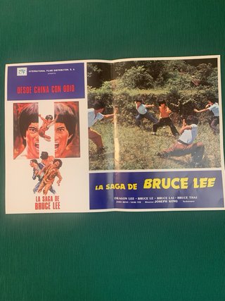 La Saga de Bruce Lee.Fotocromos cine originales.