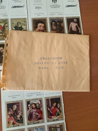 Sellos Colección Arte Español Alpe