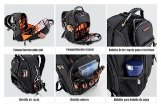 Mochila Profesional 66 Bolsillos Herramientas