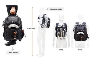 Mochila Profesional 66 Bolsillos Herramientas